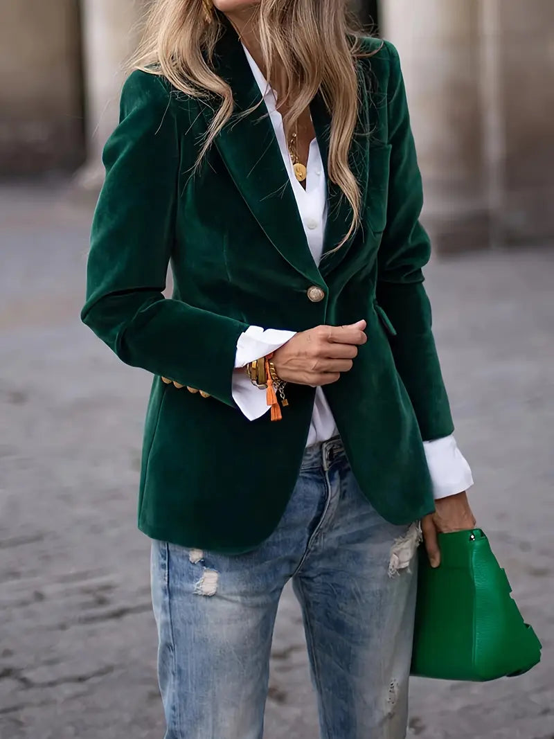 Ophelia | Elegant Luxe Tailored Blazer
