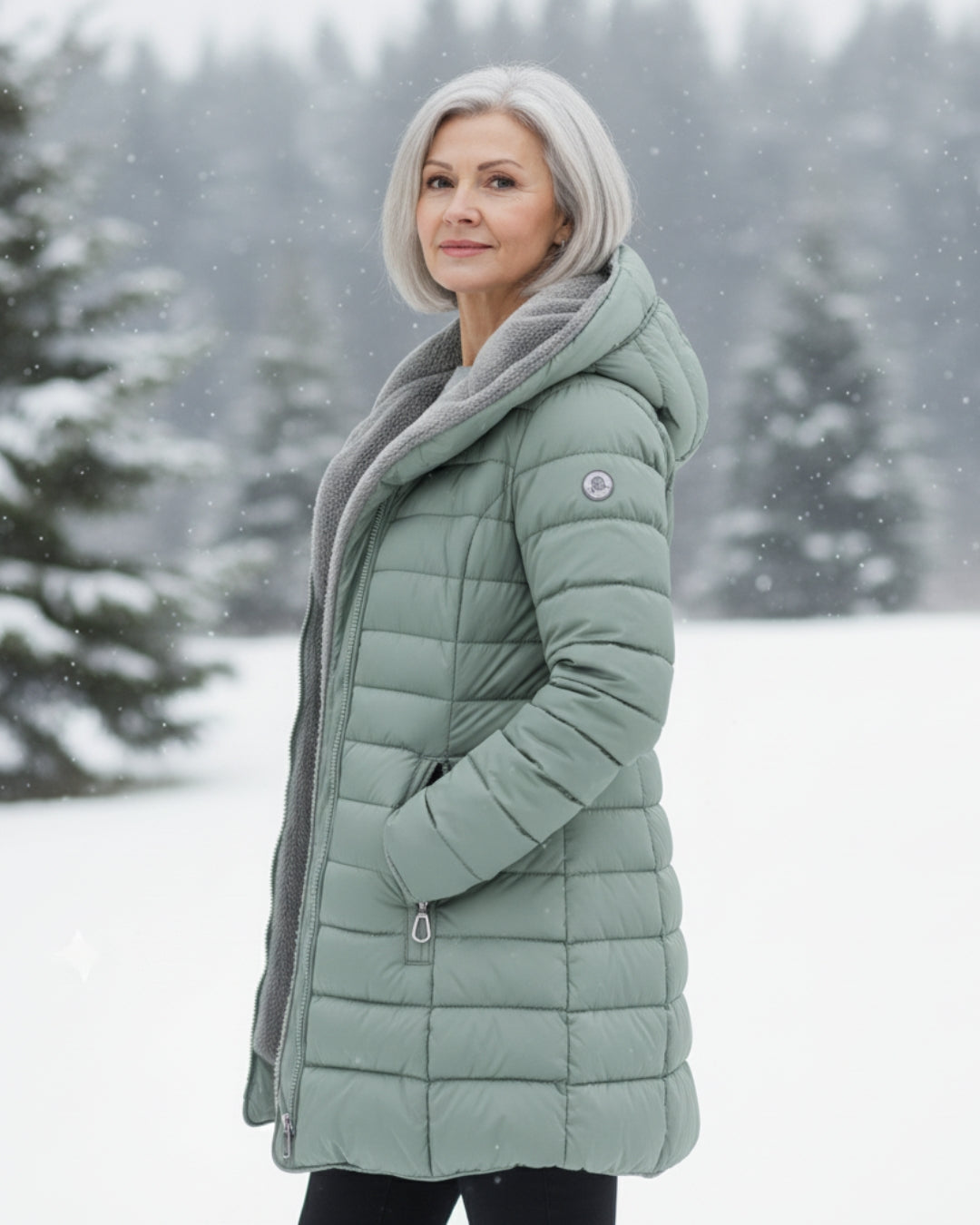 Fleece Lined Puffer Jacket