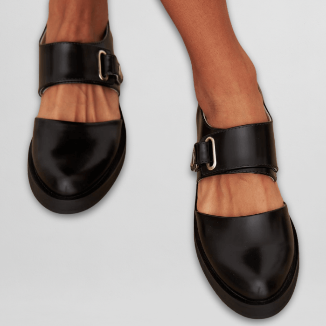 Sara- Classic Mary Janes With Adjustable Buckle