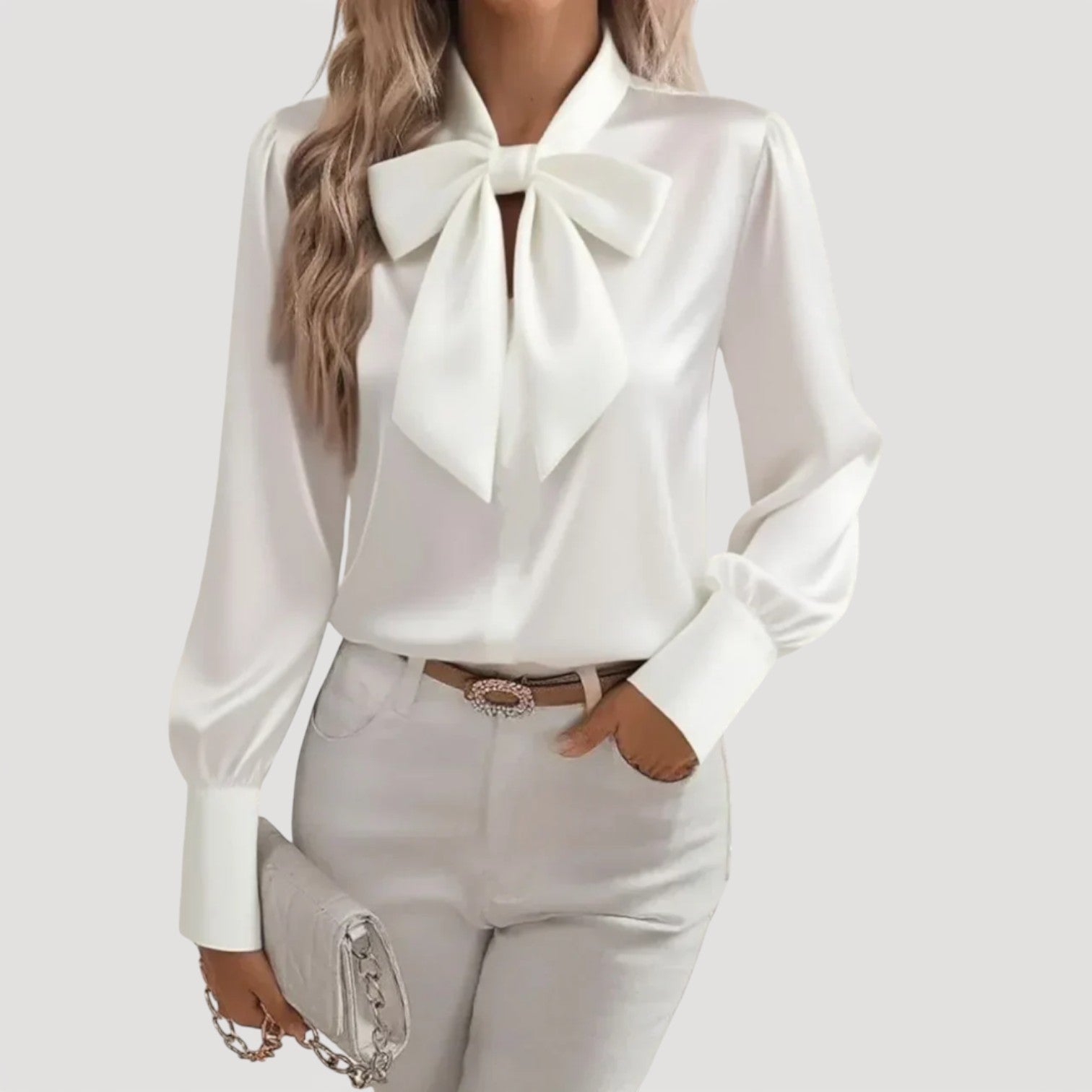 Jenelle – Bow Blouse