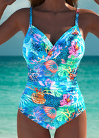 Orelia | Ocean Print Swimsuit