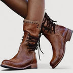Maren – Western Lace-Up Boots