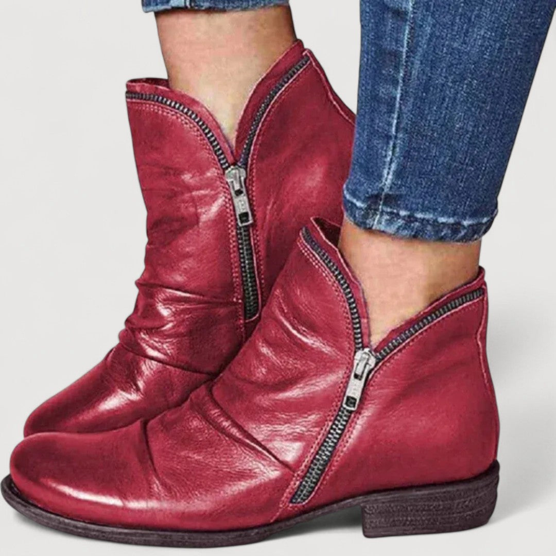 Lianella – Comfort Zip Ankle Boots