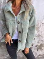 Liora | Luxe Button-Up Jacket