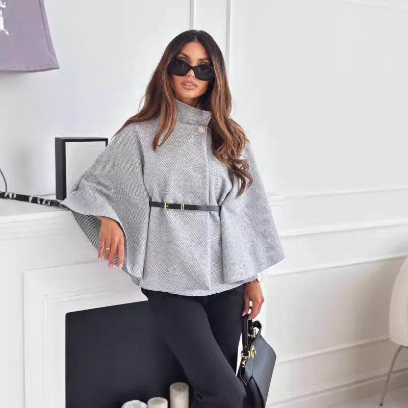 Lea Luxe | Elegant Butterfly Cape Jacket