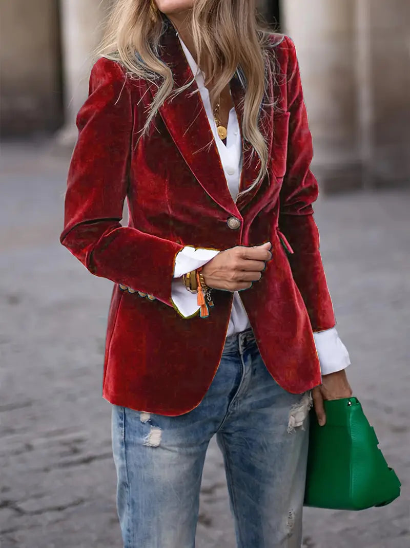 Ophelia | Elegant Luxe Tailored Blazer