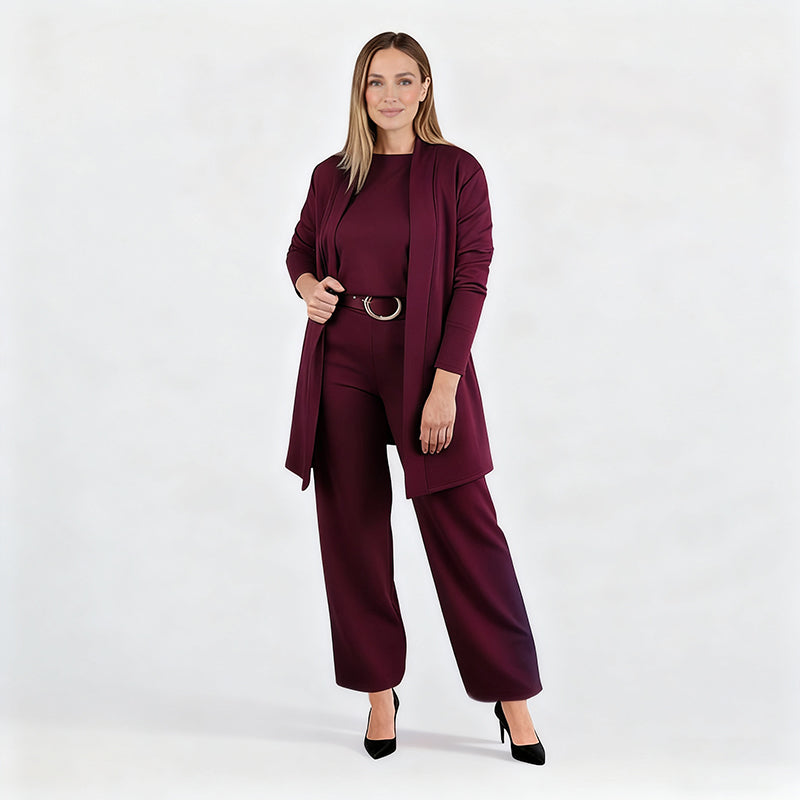 Elena – Set Elegant 3 Pieces (Jacket, Top And Pants)