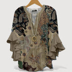 Aliane – Boho Ruffle Blouse