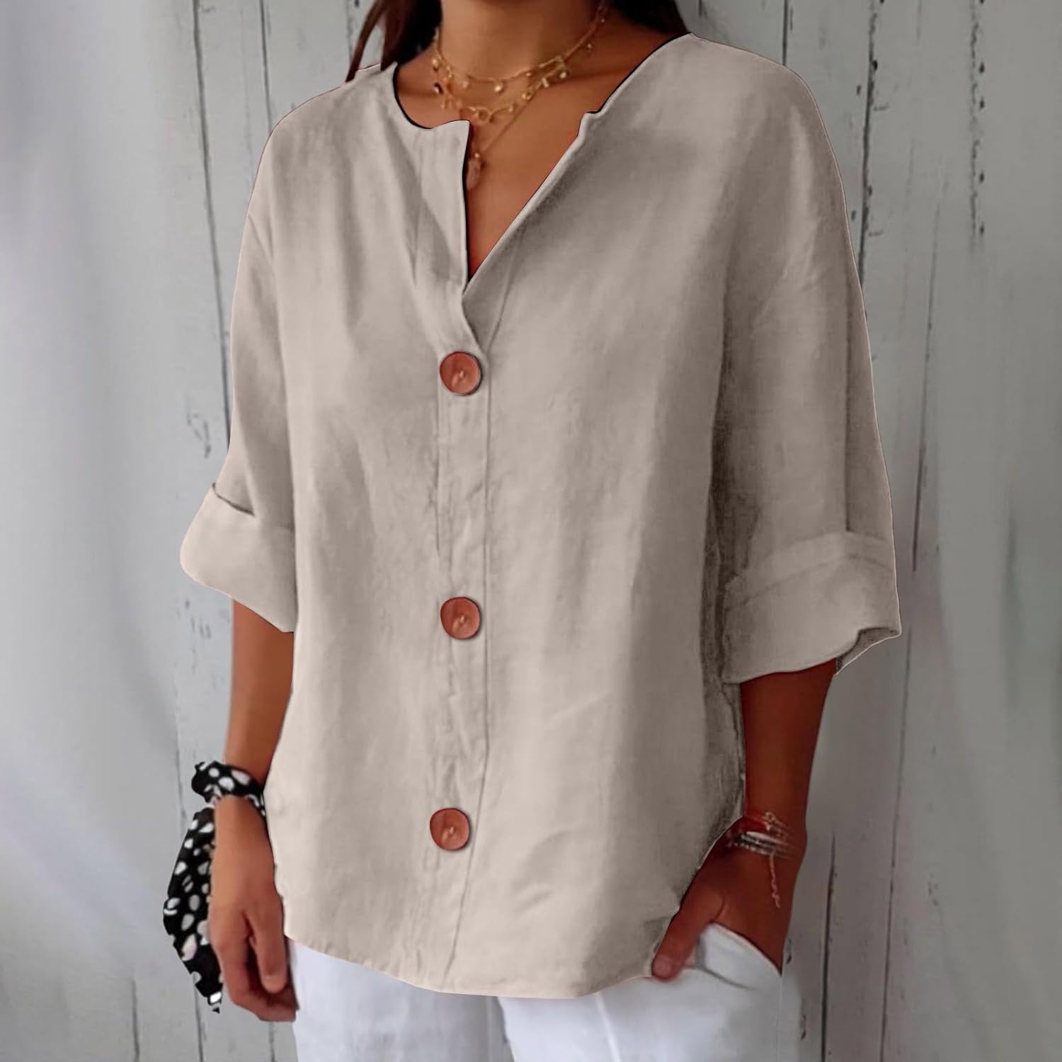 Hazel | Loose-Fitting Summer Blouse