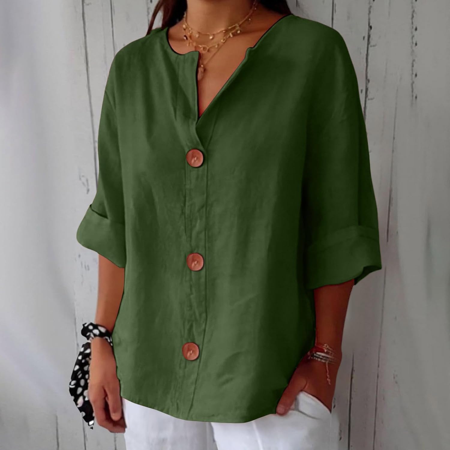 Hazel | Loose-Fitting Summer Blouse