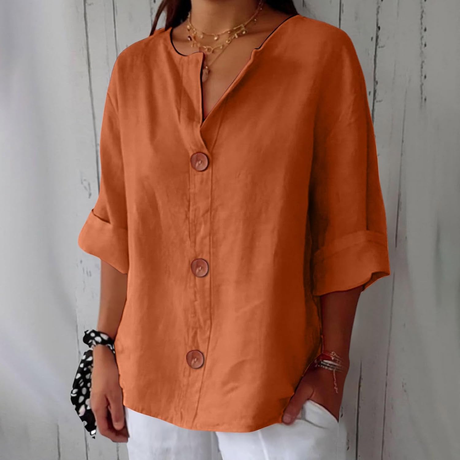 Hazel | Loose-Fitting Summer Blouse