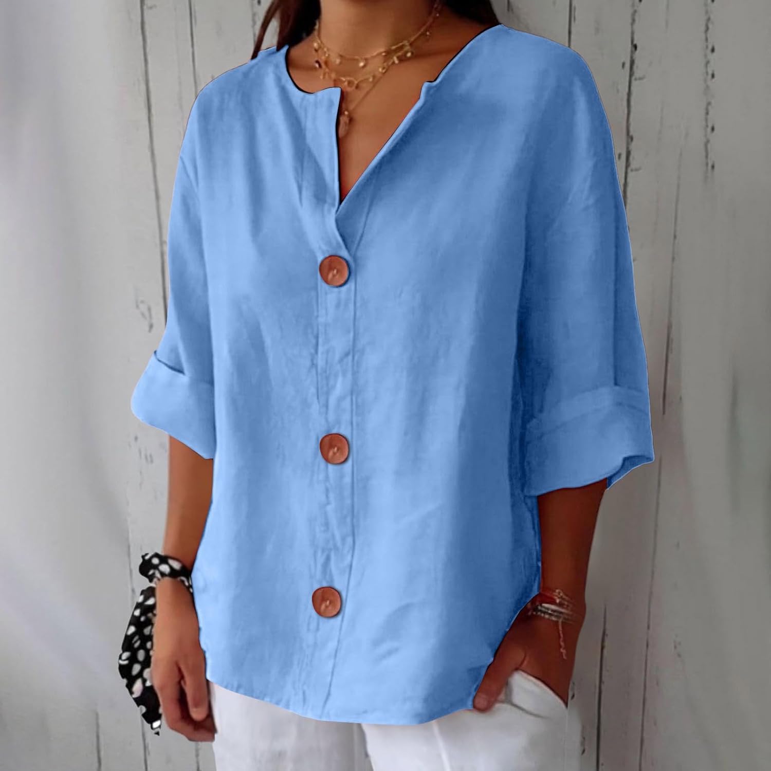 Hazel | Loose-Fitting Summer Blouse