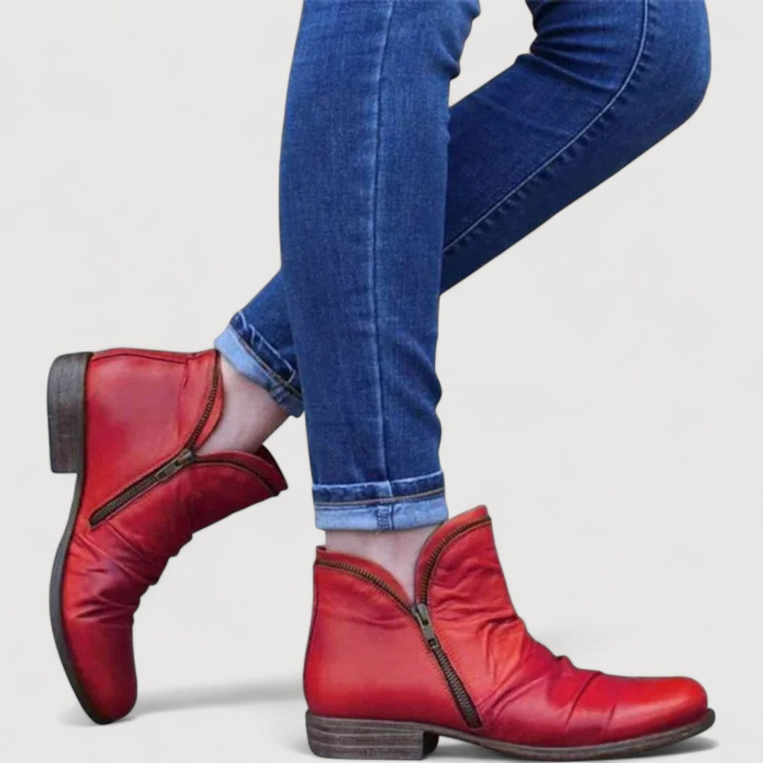 Lianella – Comfort Zip Ankle Boots