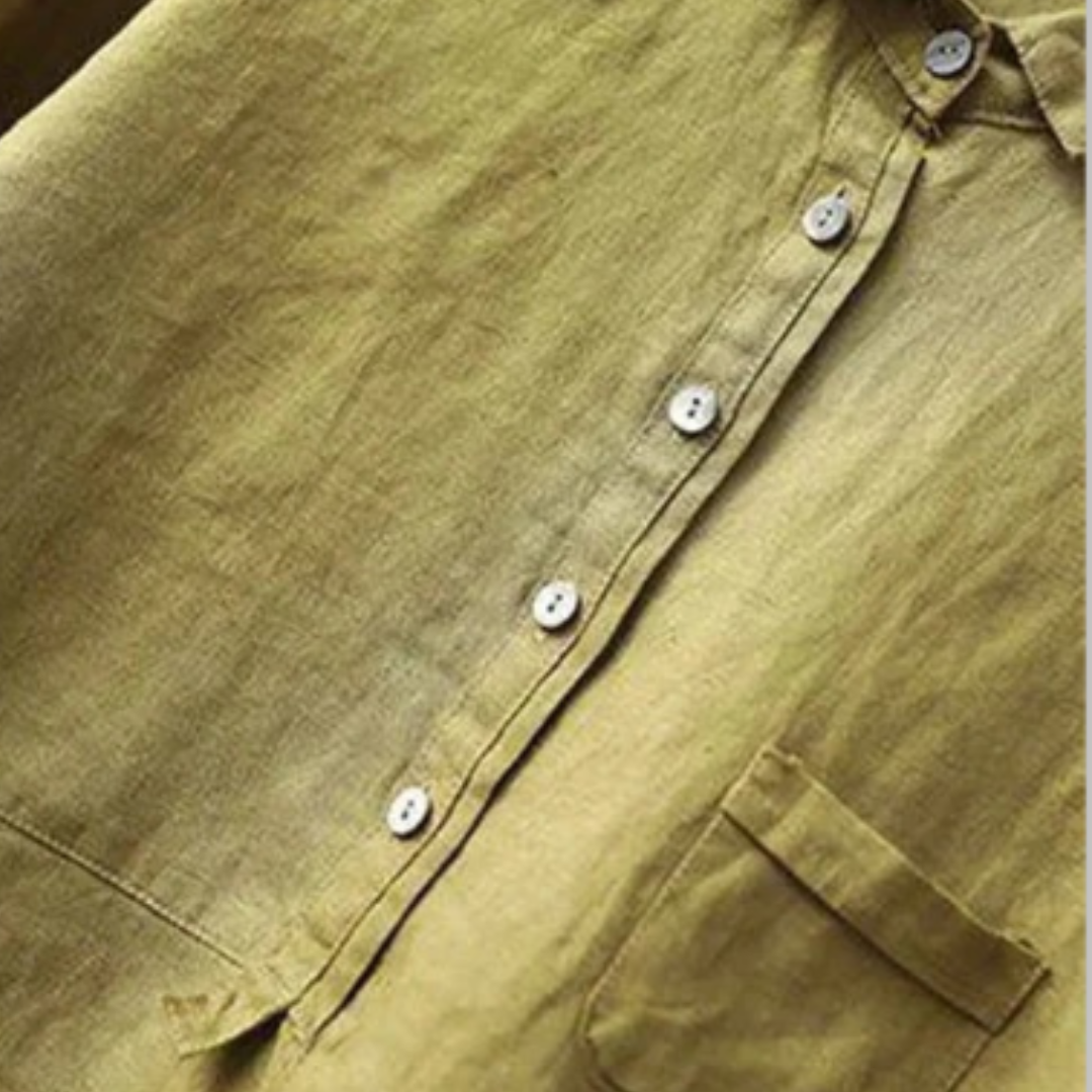 Olivia – Relaxed Linen Blouse