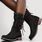 Maren – Western Lace-Up Boots