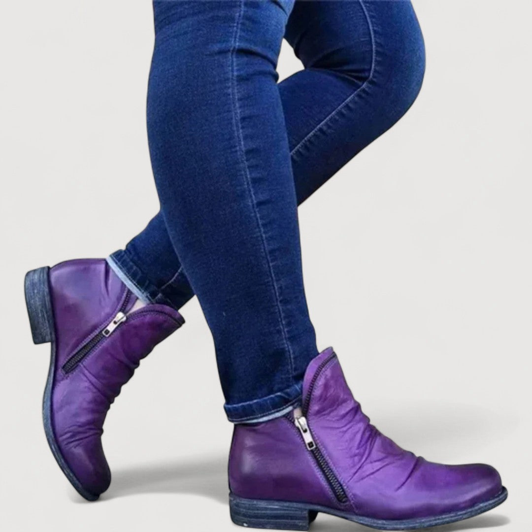 Lianella – Comfort Zip Ankle Boots