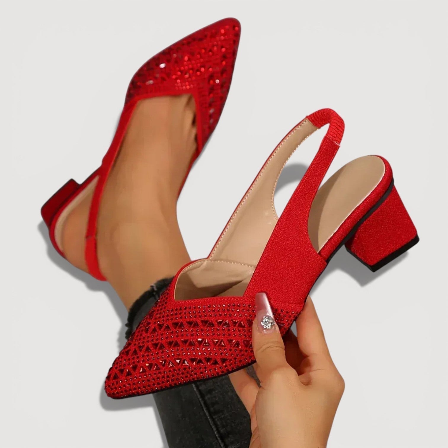 Vanessa –  Elegant Slingback Heels