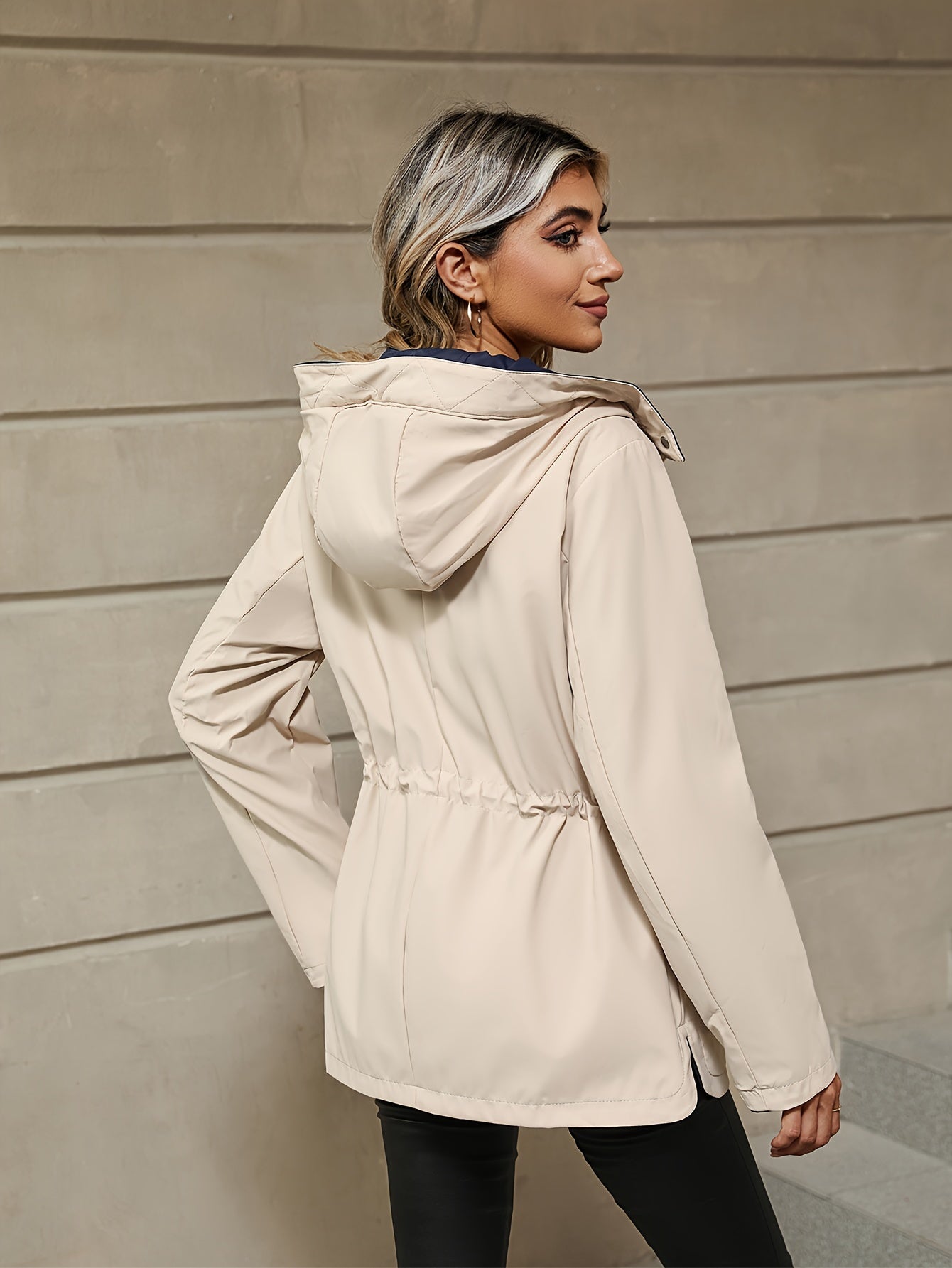 Avery Luxe | Reversible Hooded Jacket