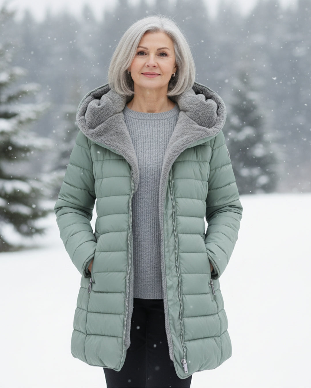 Fleece Lined Puffer Jacket