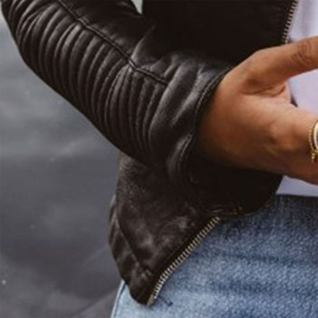 Avery | Classic Biker Jacket