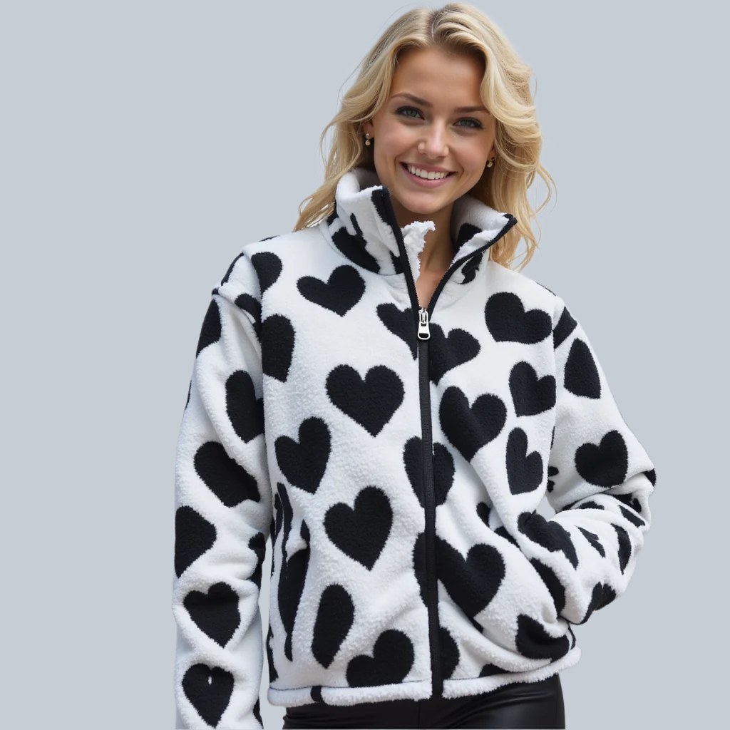 Livia | Reversible Heart Jacket