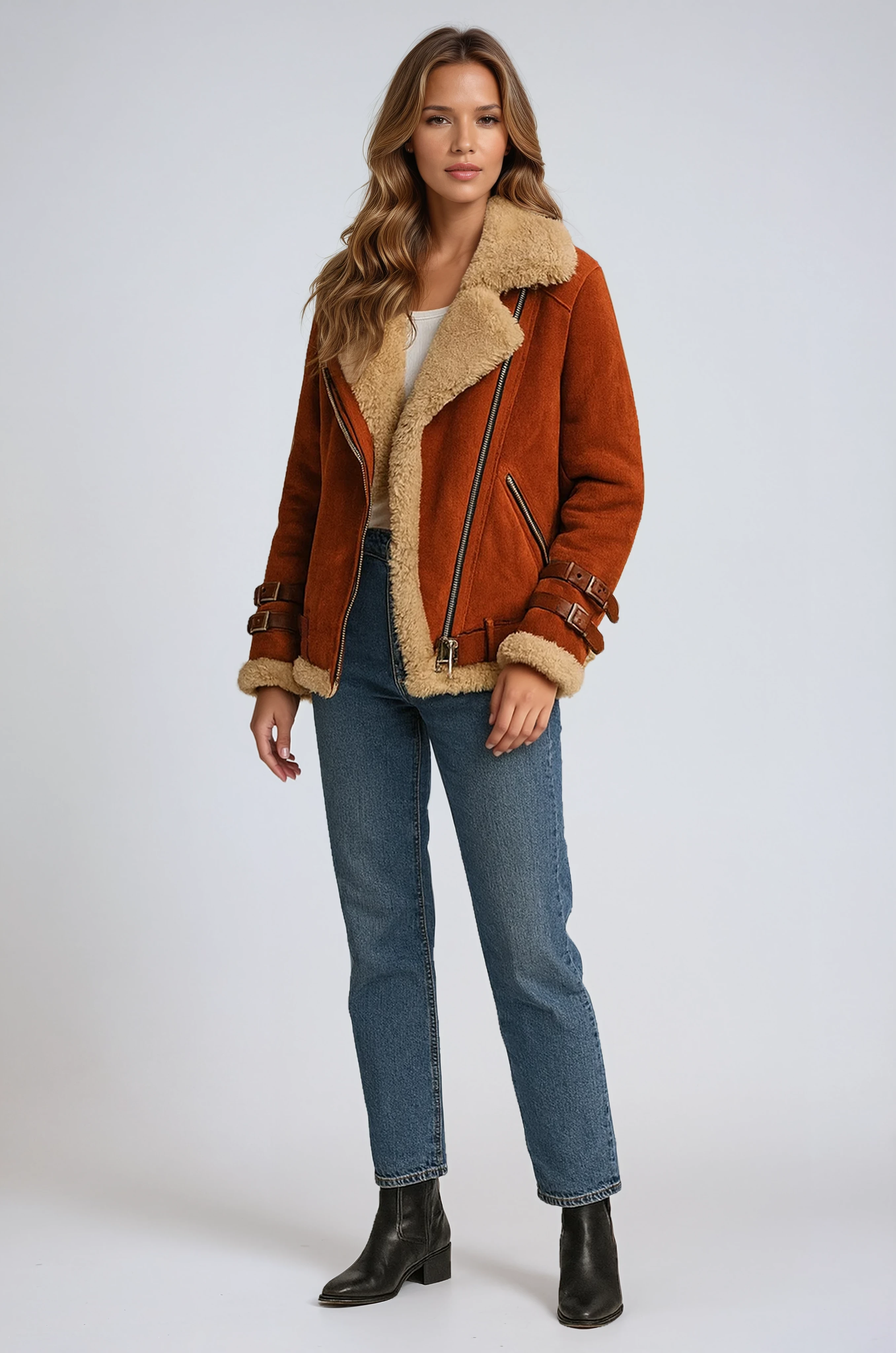 Margaux | Classic Winter Pilot Jacket