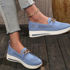 Cindi Slip-On Sneakers With Chain Detail