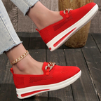 Cindi Slip-On Sneakers With Chain Detail