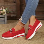 Cindi Slip-On Sneakers With Chain Detail