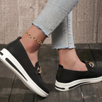 Cindi Slip-On Sneakers With Chain Detail