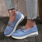 Cindi Slip-On Sneakers With Chain Detail