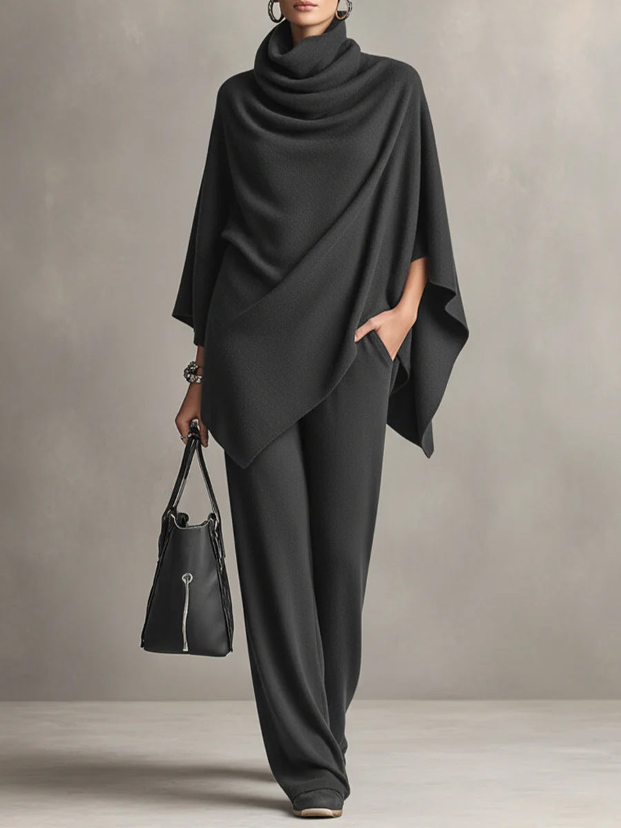 Seraphine | Elegant Drape Two-Piece Set