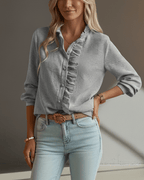 Amelia | Elegant Ruffle Shirt