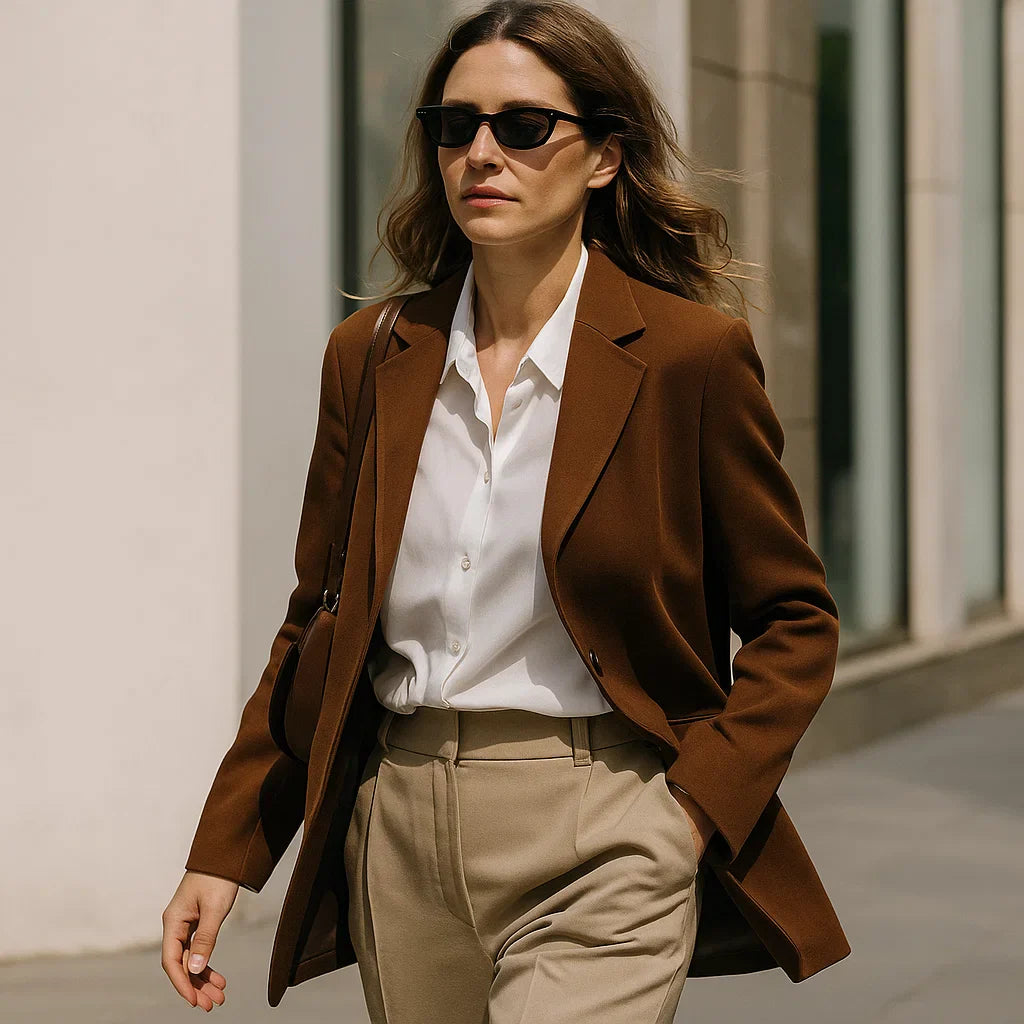 Jacket In Suede Classic Natalie