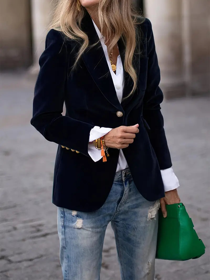 Ophelia | Elegant Luxe Tailored Blazer