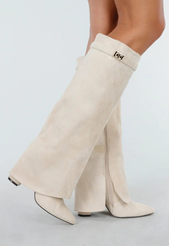 Squalo | Prestige Boots Beige Suede