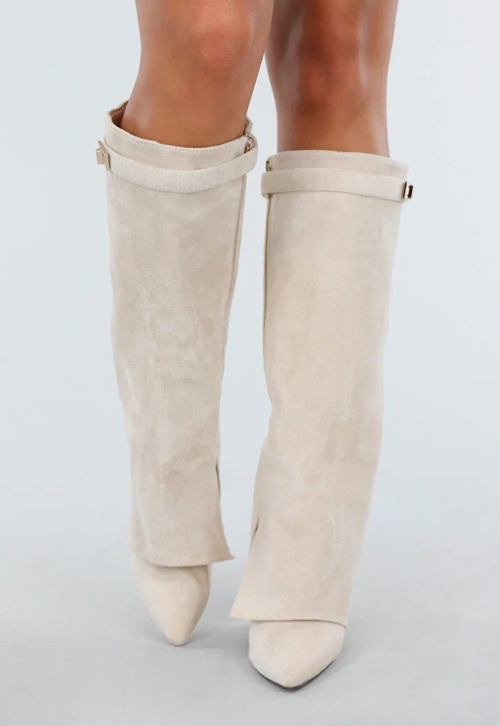Squalo | Prestige Boots Beige Suede