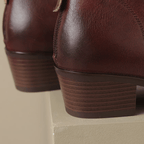 Camille | Luxury Ankle Boots with Low Heel