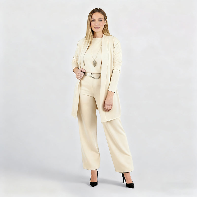 Elena – Set Elegant 3 Pieces (Jacket, Top And Pants)