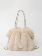 Bethany | Plush Velvet Shoulder Tote