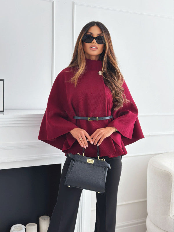 Lea Luxe | Elegant Butterfly Cape Jacket
