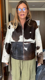 Clovelly | Western Cow Print Jacket