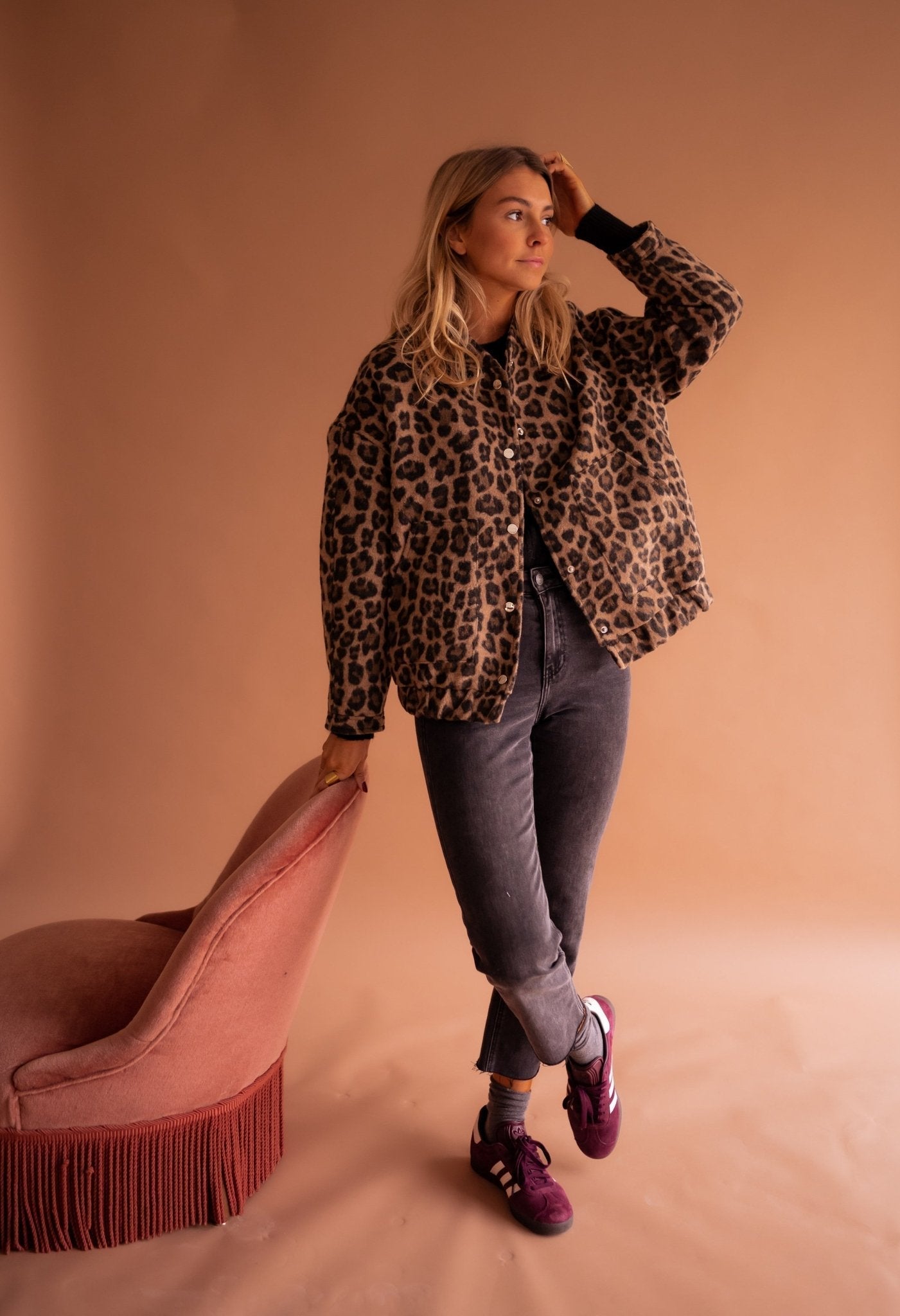 Savannah | Chic Leopard Print Jacket