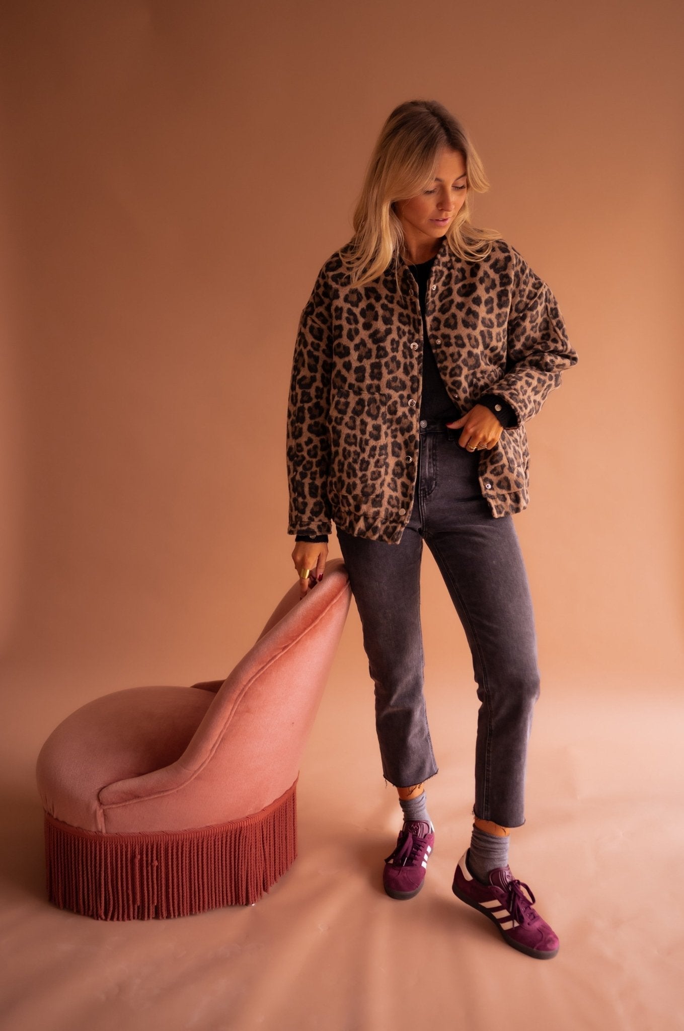 Savannah | Chic Leopard Print Jacket