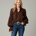 Paisley | Velvet Vintage Blouse