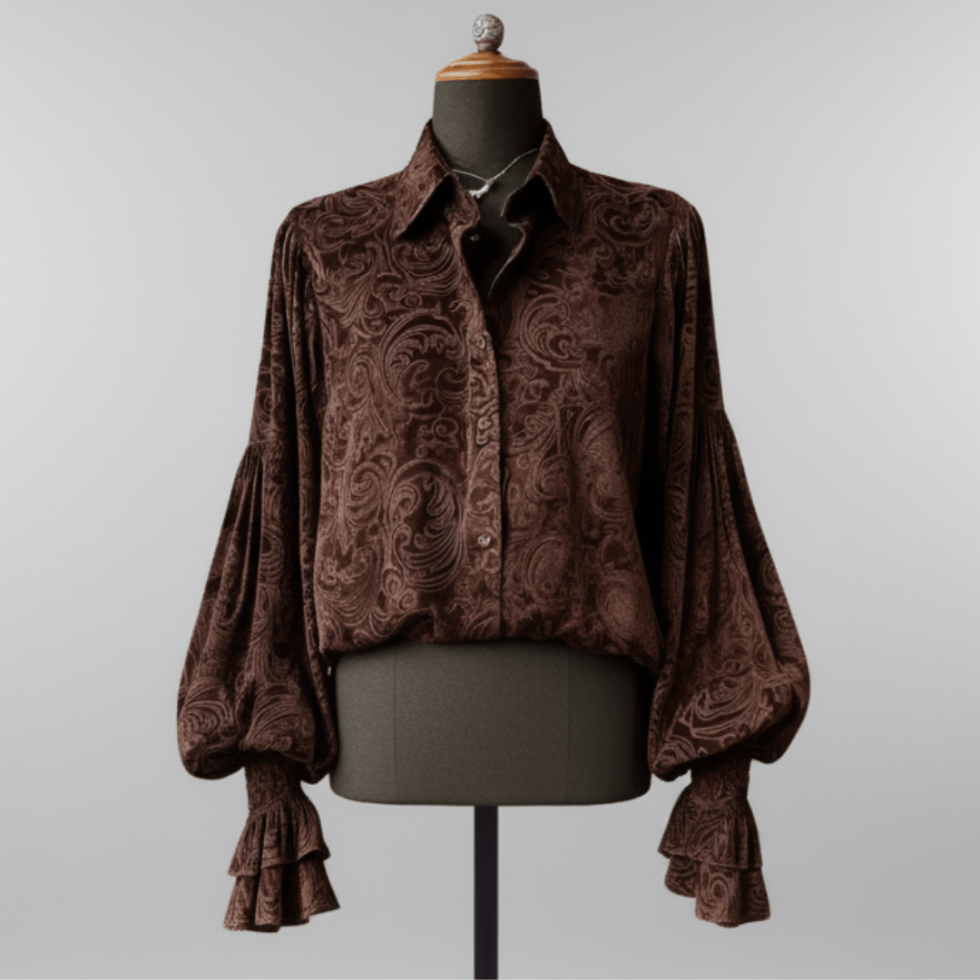 Paisley | Velvet Vintage Blouse