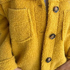 Elsbeth | Cosy Button-Up Teddy Jacket