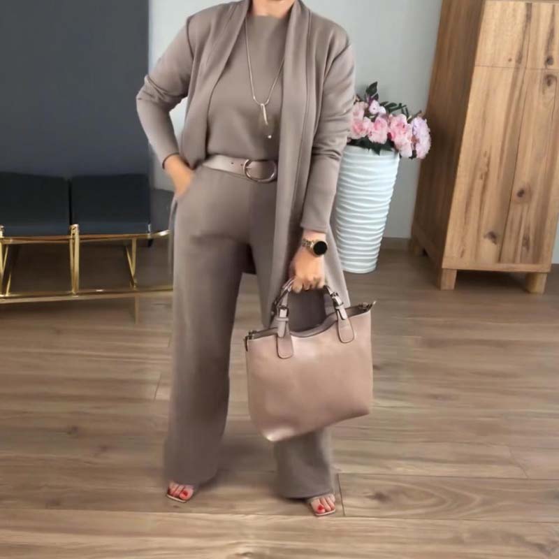 Elena – Set Elegant 3 Pieces (Jacket, Top And Pants)